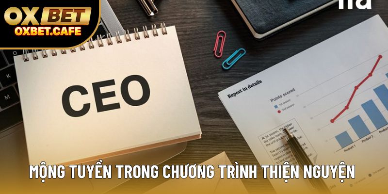 Mộng Tuyền trong chương trình thiện nguyện 